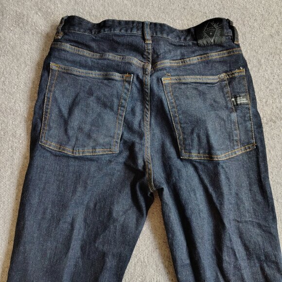 Black Diamond Jeans Mens Size 31x31 Blue Dark Wash Tapered Stretch 109461 - Picture 8 of 14